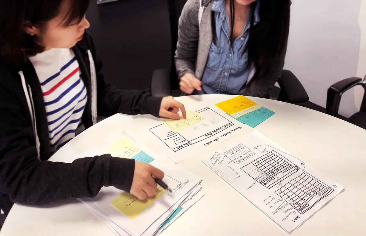 Ejercicio de ideación con el cliente.
