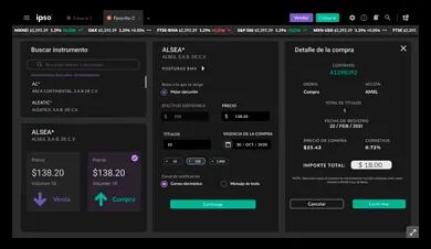 Pantalla del producto rediseñado.