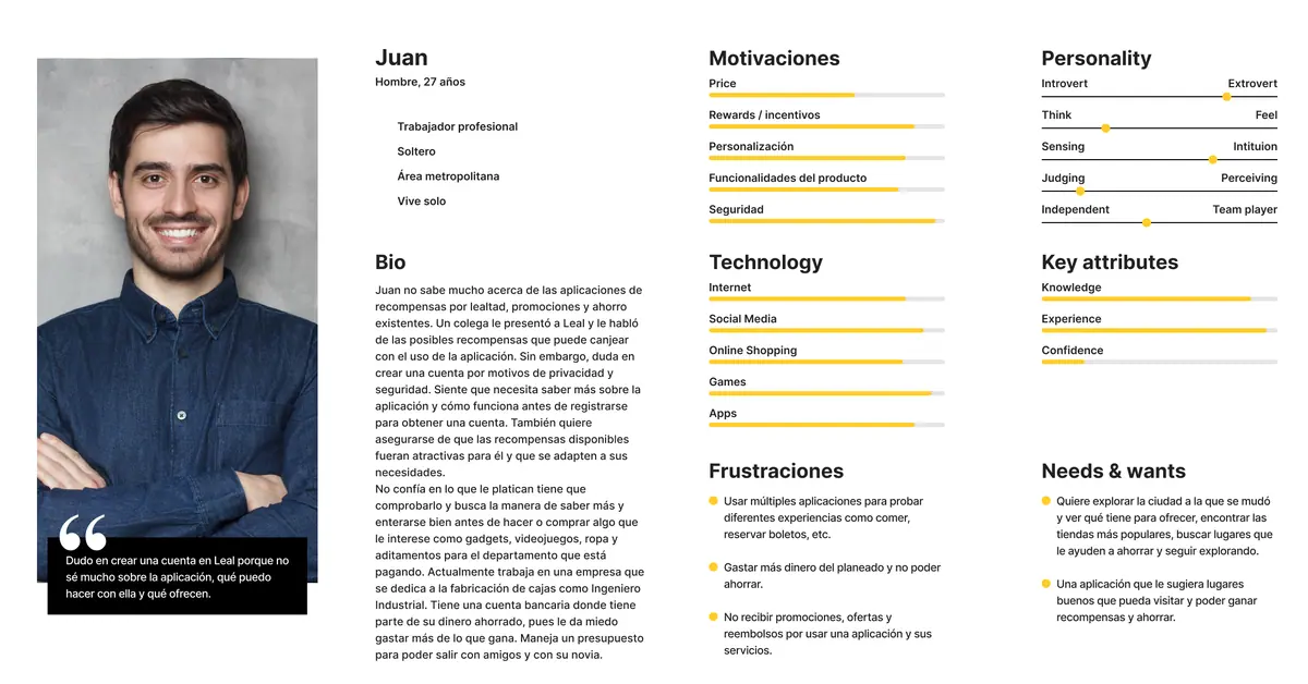 Segunda user persona.